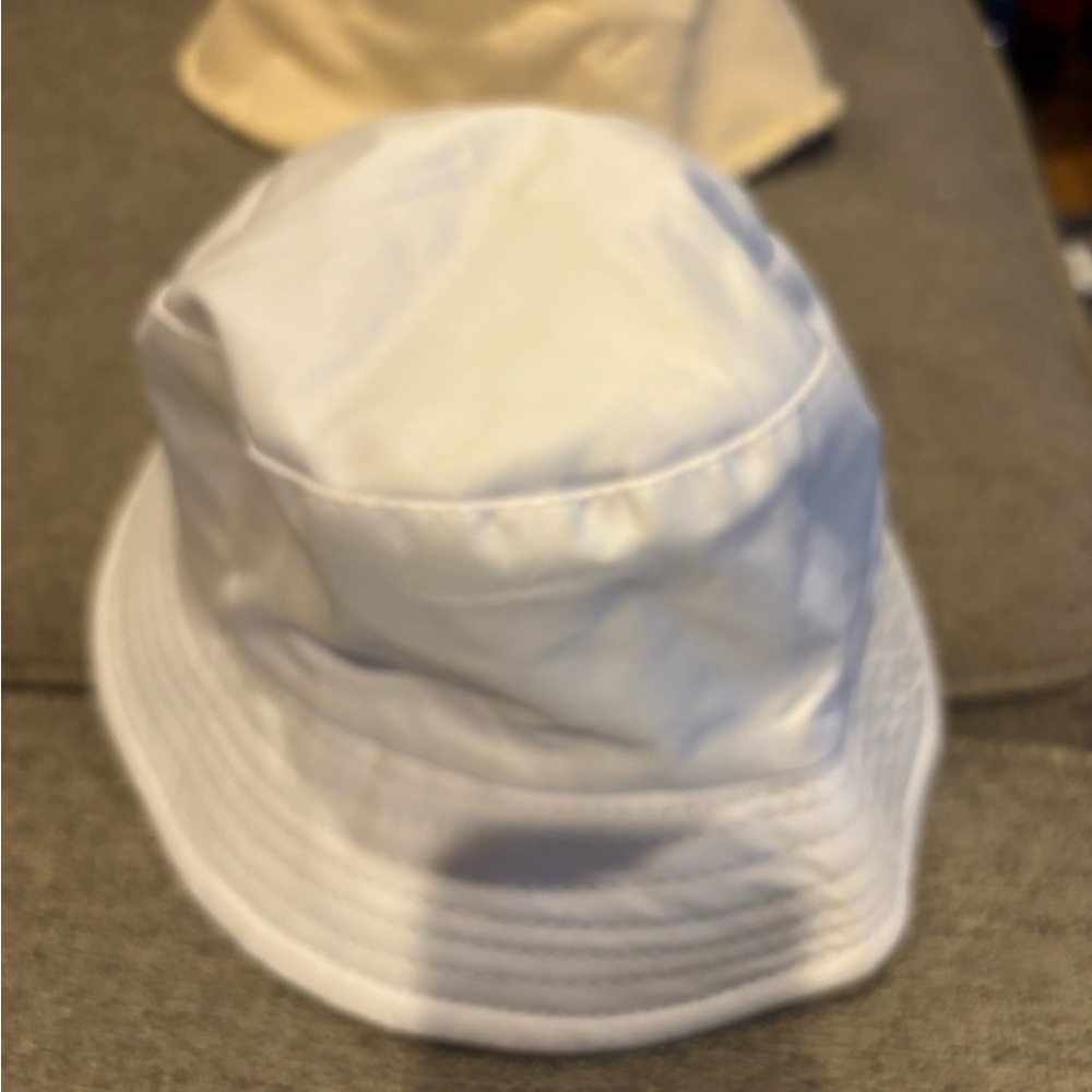 Kids White Bucket Hat